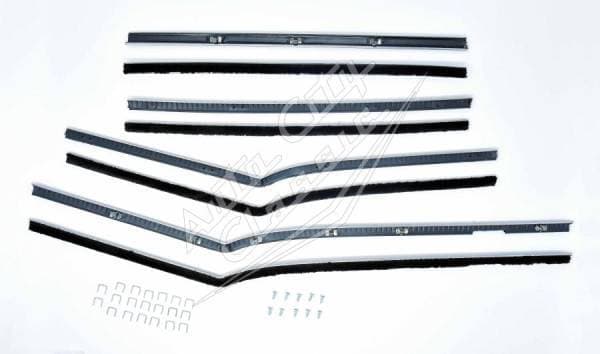 1958 Chevrolet / Pontiac 4 Door Sedan Window Weatherstrip Kit