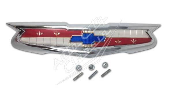 1958 Chevrolet 6 Cylinder Passenger Cars Trunk Emblem Assembly