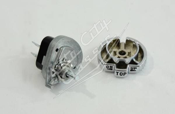 1958-1960 Chevrolet Convertible Top Switch and Knob Set