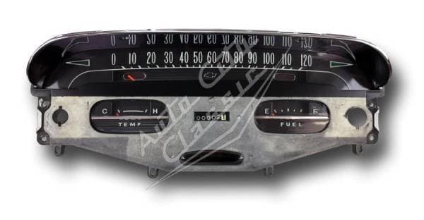 1958 Chevrolet Passenger Cars Restored Odometer Cluster