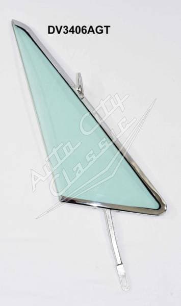 1965-1968 Buick / Cadillac / Chevrolet / Oldsmobile / Pontiac Convertible and Hardtop Left Assembled Vent Glass V3406A