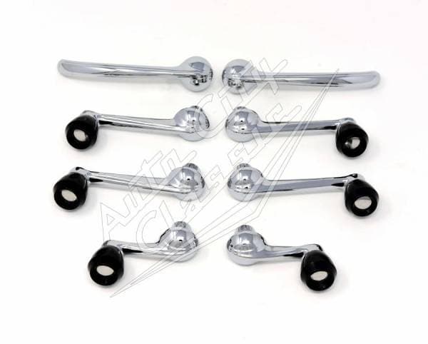 1958 Chevrolet Impala Convertible and Hardtop Interior Handle Set of 8