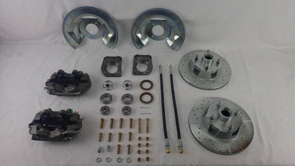 1967-1970 Ford Mustang 6 Cylinder 4 Lug Original Wheel Disc Brake Conversion Wheel Kit