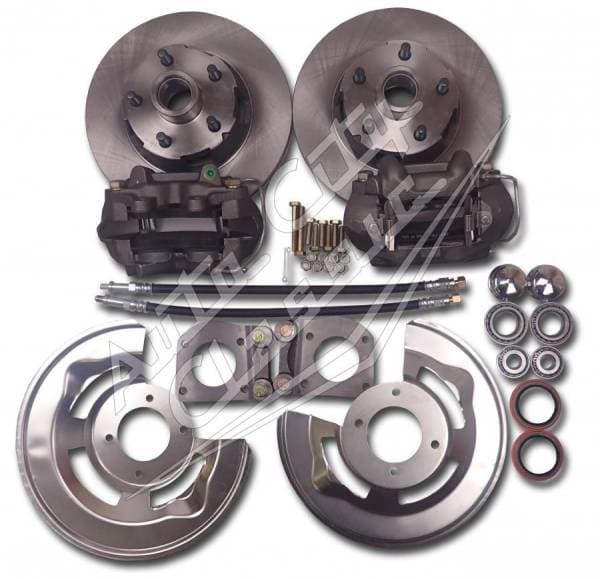 1964-1967 Ford Mustang V8 4 Piston Front Disc Brake Conversion Wheel Kit