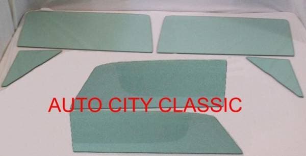 1964 Ford Galaxie 4 Door Sedan 54A, 54B, 54E Side Glass Set 64GAL4SEDSS