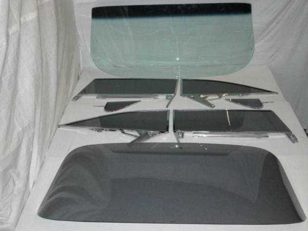 1959-1960 Buick / Cadillac / Oldsmobile 2 Door Hardtop Complete Glass Package with Assembled Side Glass CG-BCO-59-60-2H-SSA
