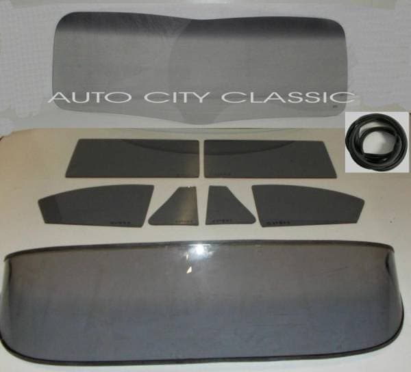 1941-1942, 1946-1948 Buick / Chevrolet / Oldsmobile / Pontiac Coupe and Pickup Complete Glass Package VBend CG-BCOP-41-48-CP-VB-STQ