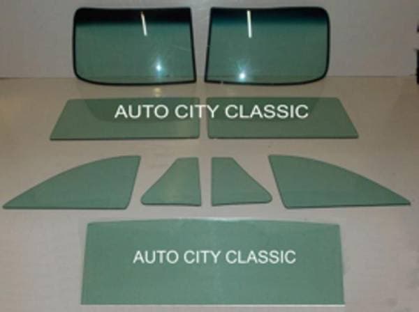 1949-1951 Ford Business Coupe Complete Glass Package with Stationary Quarter CG-F-49-51-CP-BUS