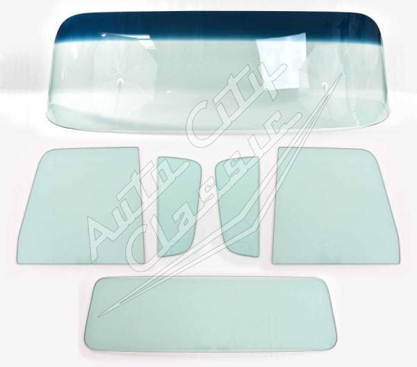 1955-1959 Chevrolet / GMC Cab Complete Glass Package Standard Rear Back Glass CGCP-55-59-PU-A