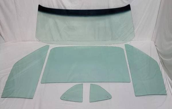 1969 Ford Mustang 2 Door Hardtop Fastback Complete Glass Package (Jan-Oct) CGF-69- MSTG-FB-GLUE