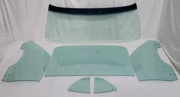 1969-1970 Ford Mustang 2 Door Hardtop Fastback Complete Glass Package (10/69-1970) CGF-69-70-MSTG-FB-BOLT