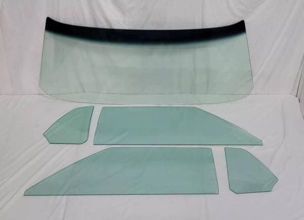 1969 Ford Mustang / Mercury Cougar Convertible Complete Glass Package (Jan-Oct) CGF-69-MSTG-CV-GLUE1