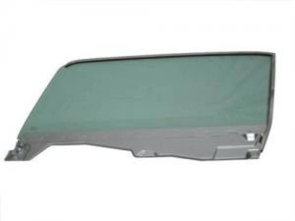1965-1966 Ford Mustang 2 Door Hardtop Fastback Left Assembled Door Glass D3331A