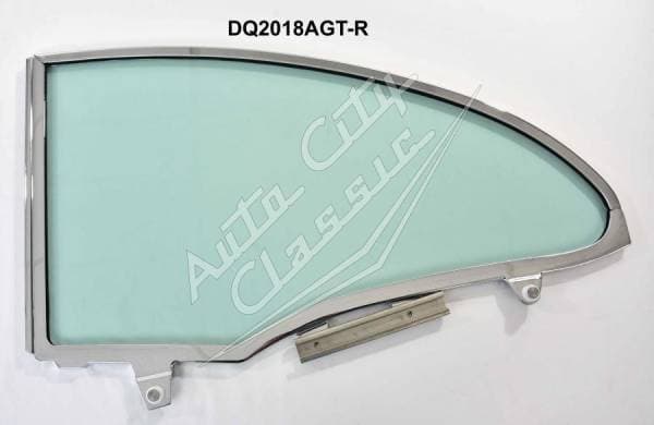1955-1957 Chevrolet / Pontiac 2 Door Hardtop Assembled Quarter Glass Q2018TA