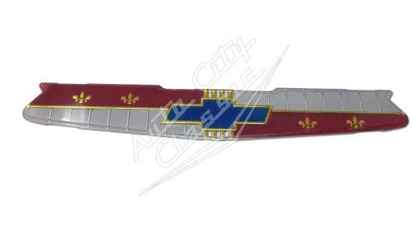 1958 Chevrolet 6 Cylinder Passenger Cars Trunk Emblem Insert