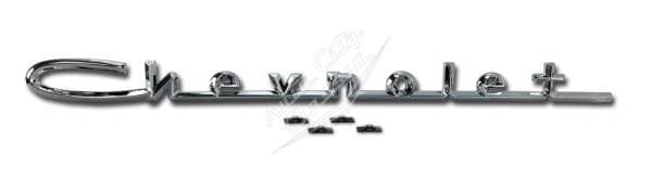 1958 Chevrolet Impala Continental Kit Trim Script "Chevrolet"
