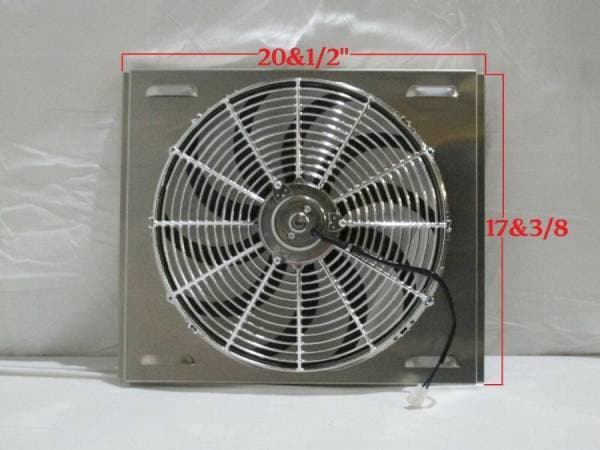 20 1/2" x 17 3/8" Universal Radiator Shroud and Fan SH131