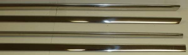 1958 Chevrolet Impala 2 Door Half Set Exterior Door and Quarter Molding