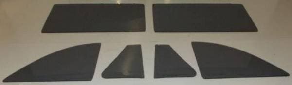 1950-1952 Buick / Oldsmobile 2 Door Sedan Jetback Side Glass Set SS-BO-50-52-2S