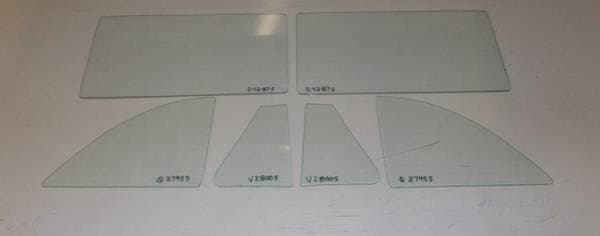 1949-1952 Chevrolet  / Oldsmobile / Pontiac 2 Door Coupe  Side Glass Set SS-COP-49-52-2C