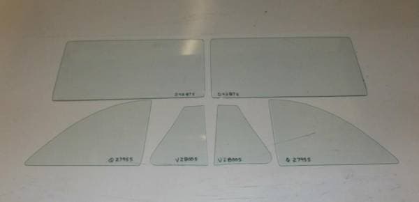 1949-1952 Chevrolet / Oldsmobile / Pontiac Coupe Hardtop Side Glass Set SS-COP-49-52-HT