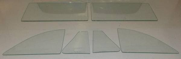 1949-1952 Chevrolet / Oldsmobile / Pontiac 2 Door Sedan Jetback Side Glass Set SS-COP-49-52-JB-2S