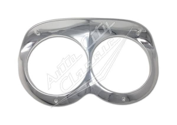 1958 Chevrolet Passenger Cars Chrome Headlight Bezel Trim Panels