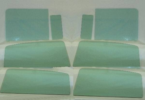 1952-1954 Ford 2 Door Station Wagon 59A Side Glass Set SS-F-52-54-2W