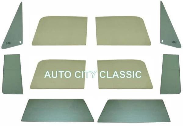 1963-1964 Ford Fairlane / 63 Mercury Meteor 4 Door Wagon Side Glass Set SS-FM-63-64-4W