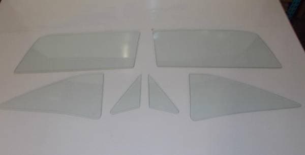 1966-1967 Ford Fairlane / Mercury Montego/Comet 2 Door Hardtop Fastback Side Glass Set SS-FM-66-67-2H-F