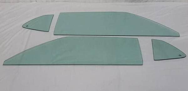 1969 Ford Mustang 2 Door Hardtop Fastback Side Glass Set (Jan-Oct) SS-MSTG-69-FB-GLUE