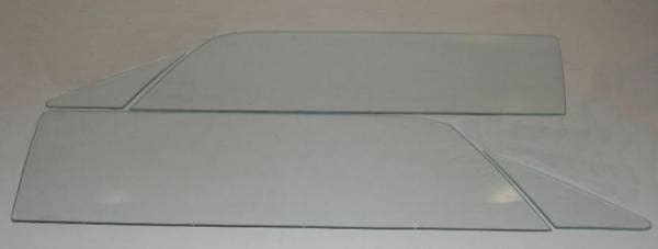 1965-1966 Ford Mustang 2 Door Hardtop Fastback Side Glass Set SS-MSTG-65-66-2H-FB