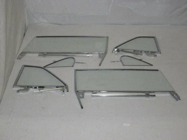 1961-1962 Buick / Chevrolet / Pontiac /Oldsmobile Convertible Assembled Side Glass Set SSA-6162-CVCNV
