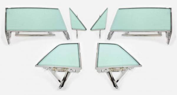 1963-1964 Buick / Chevrolet / Oldsmobile / Pontiac 2 Door Hardtop Assembled Side Set SSA-BCOP-63-64-2H
