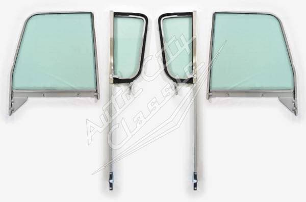 1955-1959 Chevrolet / GMC Cab and Panel Delivery Post Assembled Side Glass Set SSAP-CVY-55-59-PU