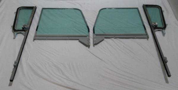1960-1963 Chevrolet / GMC Cab, Panel and Suburban Post Assembled Side Glass Set SSAP-CVY-60-63-PU