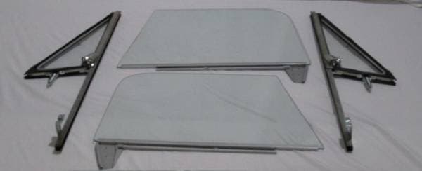 1967-1972 Chevrolet / GMC Pickup and Utility 4 Piece Post Assembled Side Glass Set SSAP-CVY-67-72-PU