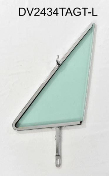1963-1964 Buick / Cadillac / Chevrolet / Oldsmobile / Pontiac Convertible, Hardtop and Sedan Assembled Vent Glass V2434TA
