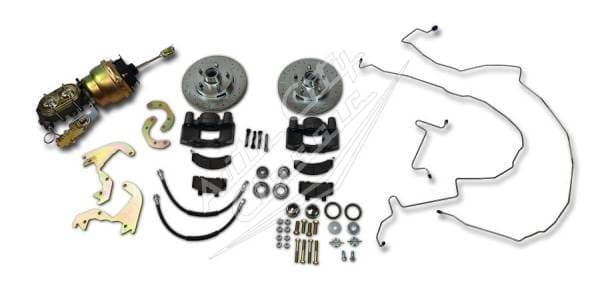 1955-1957 Chevrolet Passenger Cars Original Wheel Complete Disc Brake Conversion Kit 5557OWKCMP