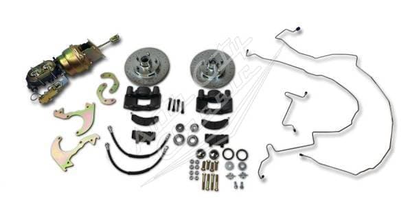 1958 Chevrolet Passenger Cars Original Wheel Power Front Disc Brake Conversion Kit 58RRHOWP