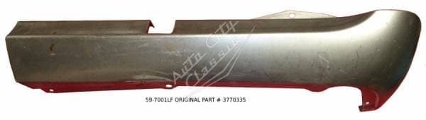 1959 Chevrolet Left Front Bumper Valance Pan 59-7001LF
