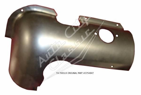 1959 Chevrolet Left Rear Bumper Valance Pan 59-7001LR