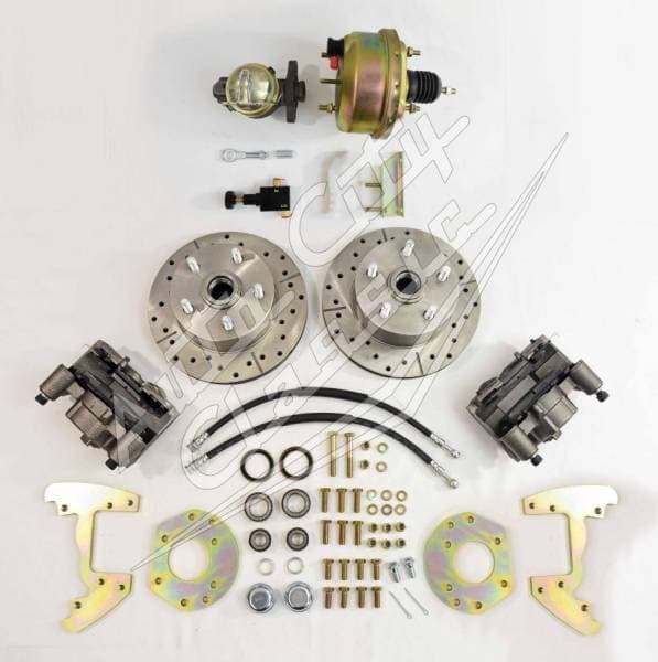 1960-1965 Ford Falcon 6 Cylinder 14" Rims 5 Lug Complete Disc Brake Changeover Kit