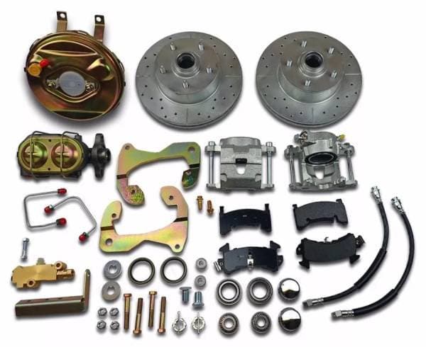1963-1964 Chevrolet Corvette Power Front Disc Brake Conversion Spindle Kit BRK-VET-63-64-SPIN
