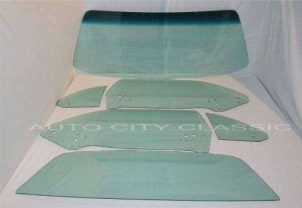 1970-1974 Dodge Challenger Coupe and Hardtop Complete Glass Package Large Rear Back Glass (18 x 54) CG-CHL-70-74-2H