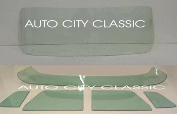 1957-1960 Ford Cab Complete Glass Package Large Back Glass CGFP-57-60-PU-B