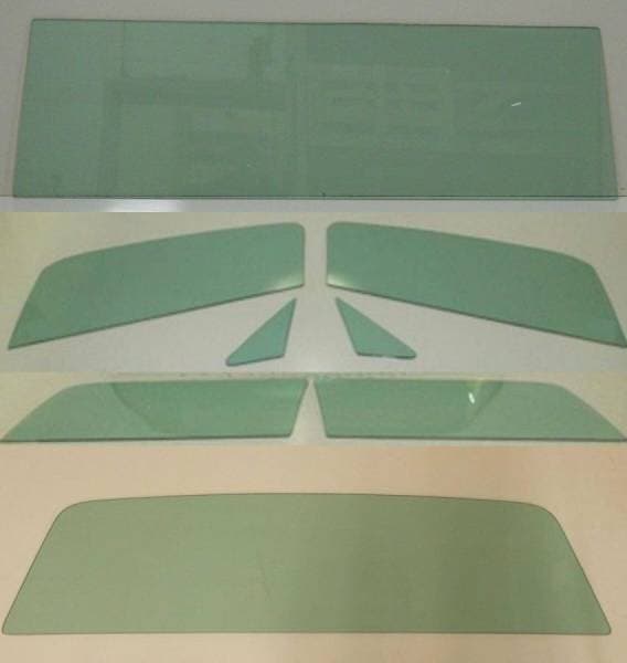 1966-1977 Ford Bronco Long Roof and Wagon Series 98 Complete Glass Package 6677PKG98