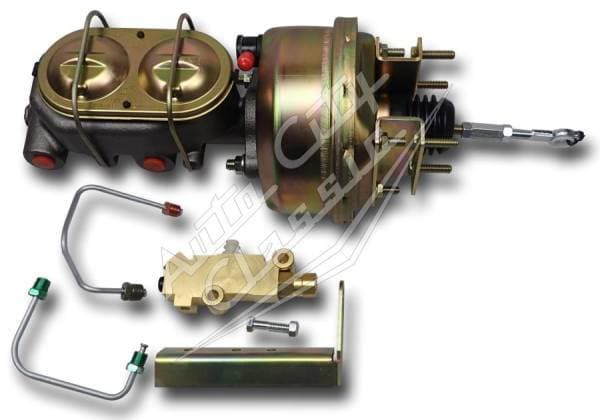 1964-1966 Ford Mustang Auto Transmission 7" Brake Booster and Master Cylinder BM-64-66-MSTG-PV