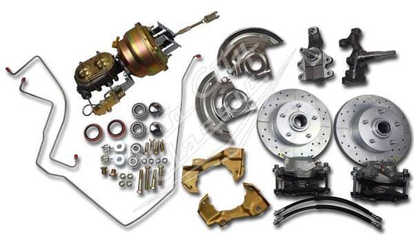 1964-1972 GM A-Body 2" Drop Complete Front Disc Brake Conversion Kit BRK-67-72-GMA-DROP