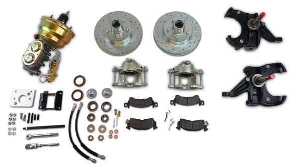 1963-1966 Chevrolet / GMC Pickup and Suburban 5 Lug Front Disc Brake Conversion 2.5" Drop BRK-CVY-63-66-DROP-5L